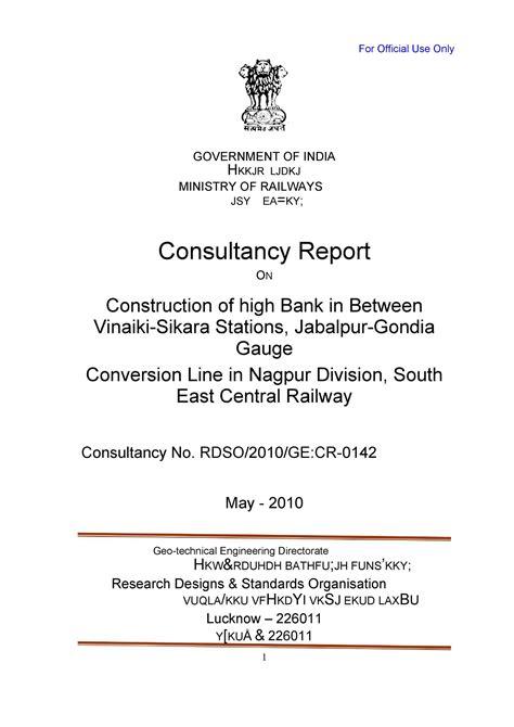 consultancy report template